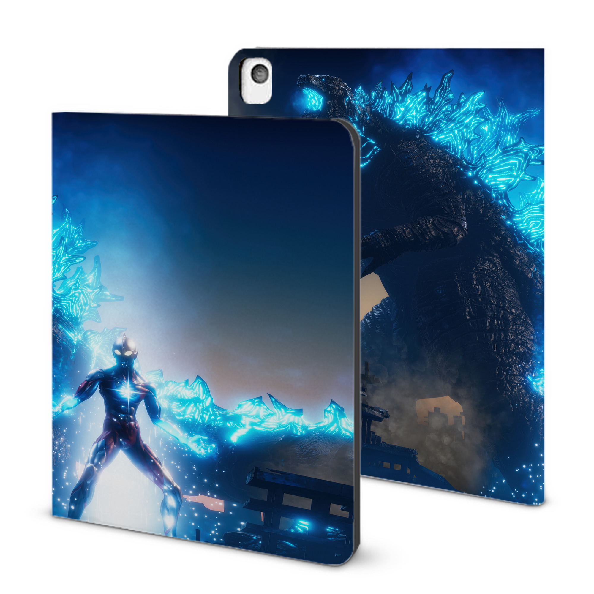 （画像用） ウルトラマン Ultraman IPadケース ペンホルダー付き ブックスタイルデザイン